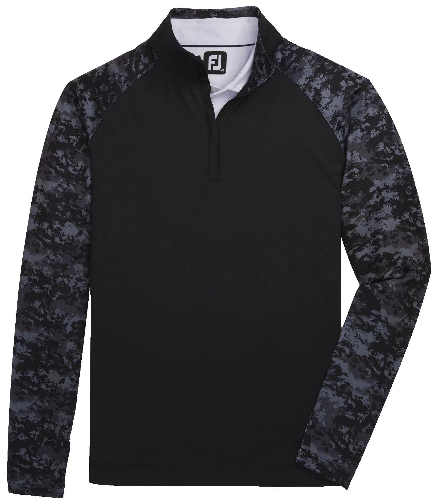 BRIEFING GOLF CAMO SWEATSHIRT ブラック L FootJoy Golf Camo Color Block Midlayer | RockBottomGolf.com